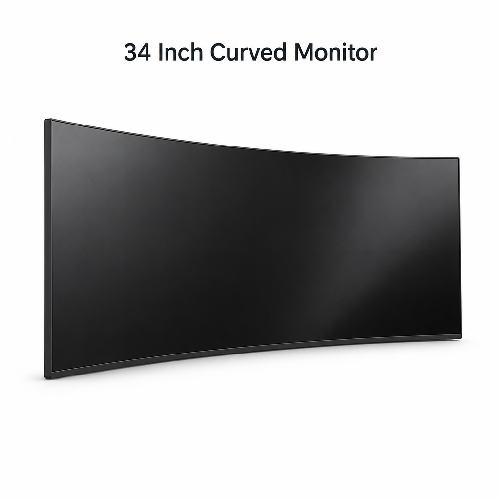 Dell 34-Inch Curved Bezel-Less Monitor | Without Stand