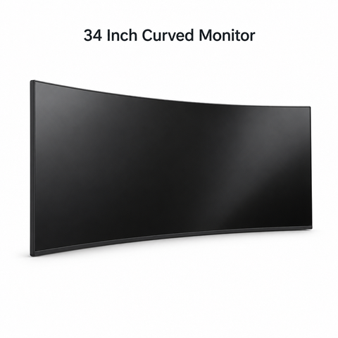Dell 34-Inch Curved Bezel-Less Monitor | Without Stand