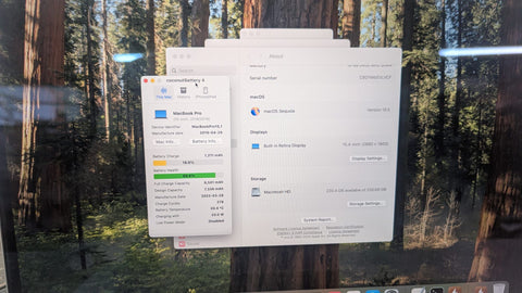 Apple MacBook Pro 2019 Intel Core i7 9th Gen 15.5’’ | 16 GB RAM | 256 GB SSD | macOS Sequoia 15.5