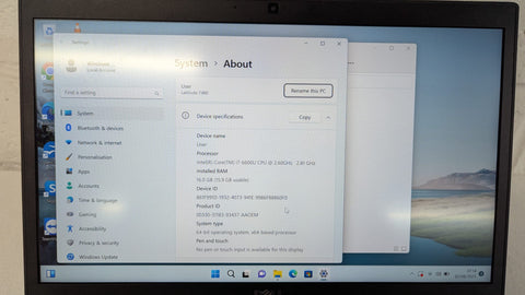 Dell Latitude 7480 Laptop | Intel Core i7-6600U | 16GB RAM | 512GB SSD | 14” FHD | Windows 11 Pro