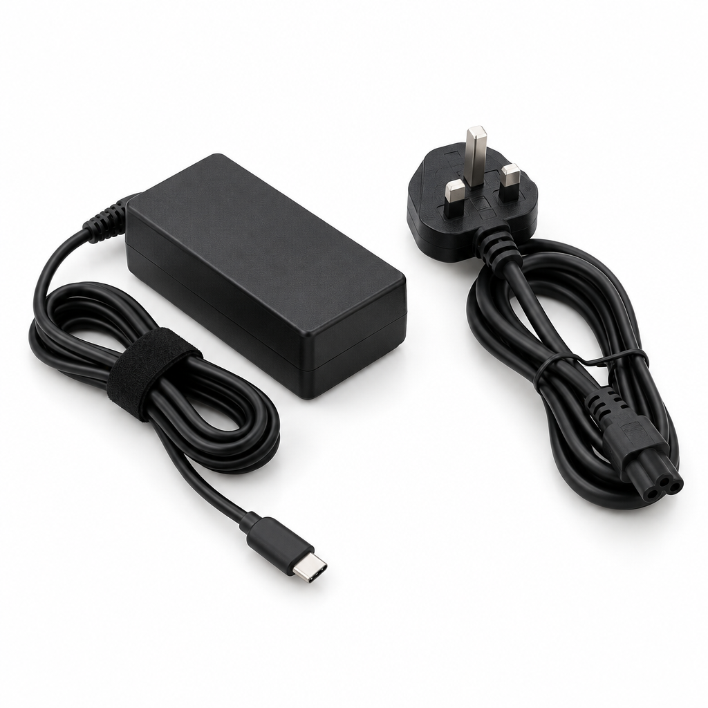 Dell, HP & Lenovo 65W USB-C Laptop Power Adaptor | Power Cable Included