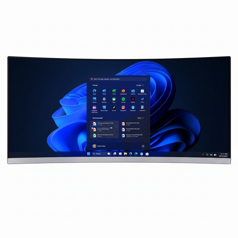 Samsung C34H890WJ 34 inch curved ultrawide QHD monitor white background