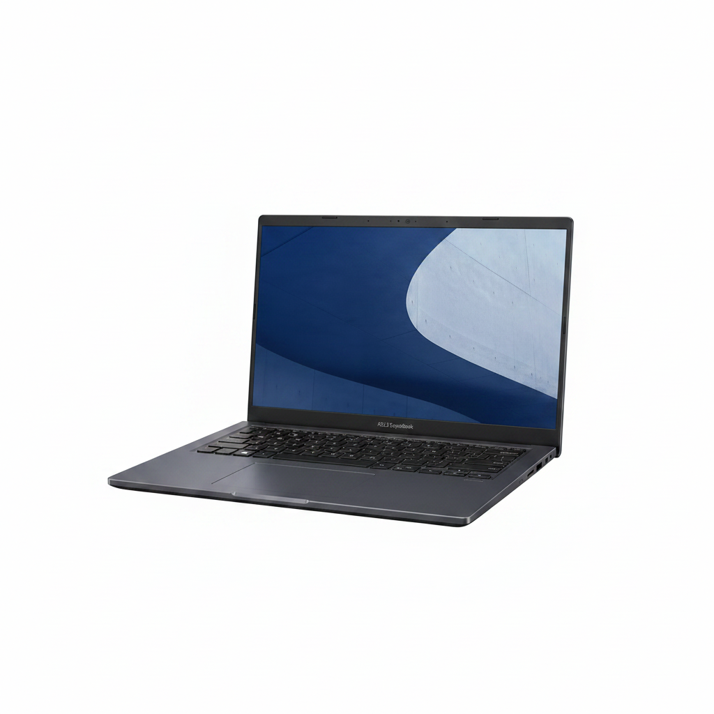 ASUS ExpertBook P1512CEA grey laptop white background