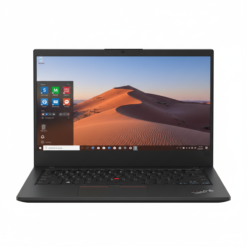 Lenovo ThinkPad T14 Gen 1 laptop front view white background