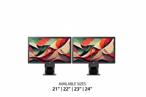Refurbished PC Computer Monitor 21 22 23 24 inch pure white background