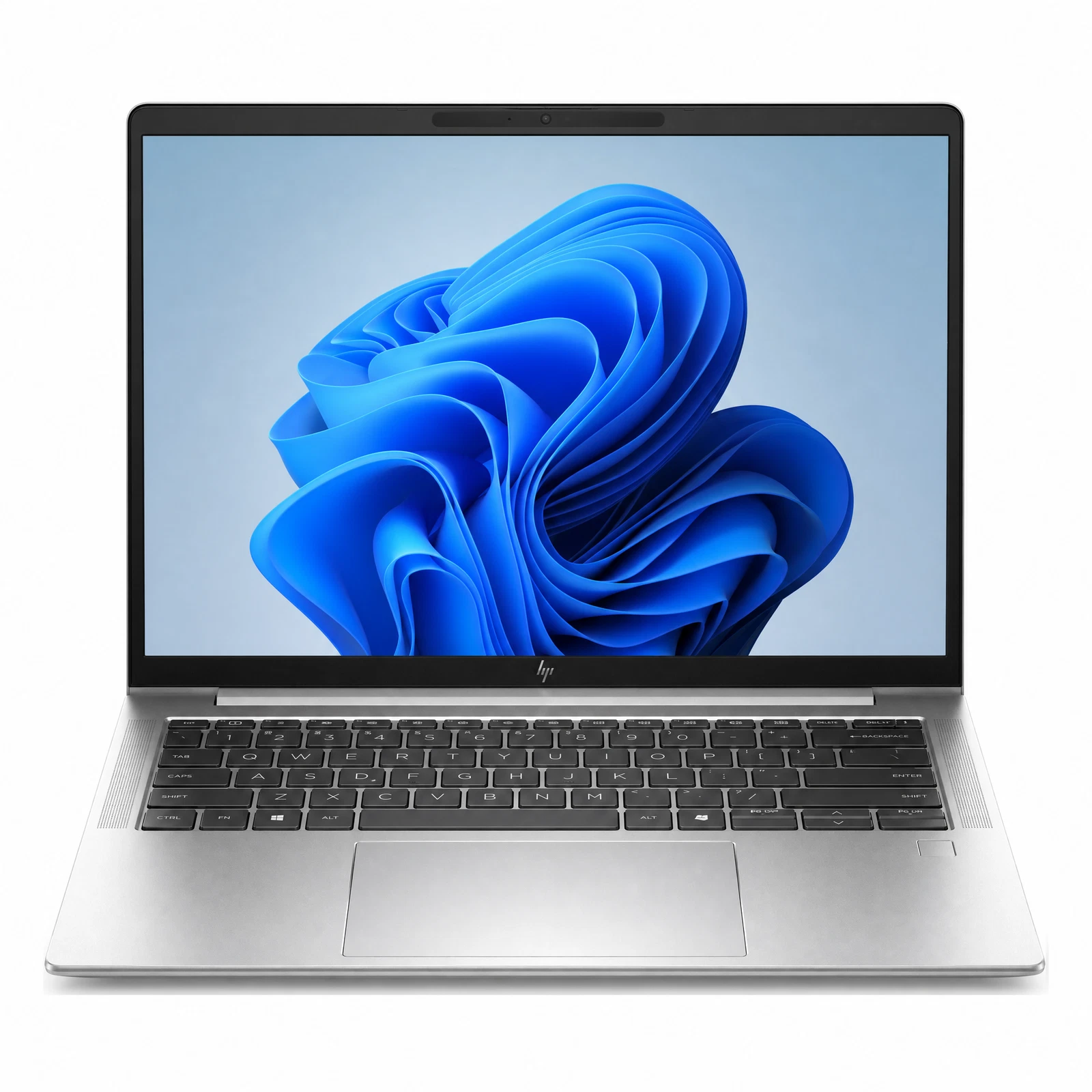 HP EliteBook 640 G11 14 inch laptop silver white background