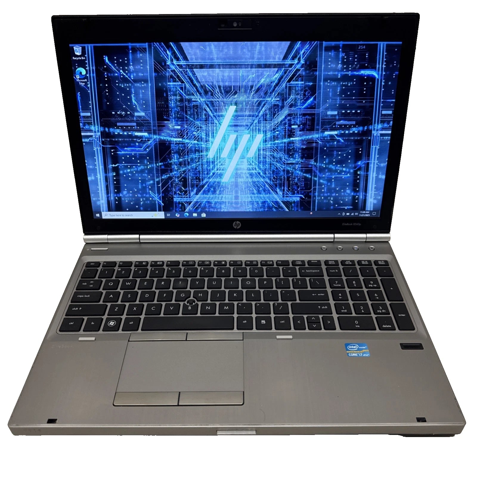 HP EliteBook 8560w | 15.6” Display | Mobile Workstation Laptop | Intel Core i7 2nd Generation | 16GB RAM | 256 GB SSD | Windows 10 Pro