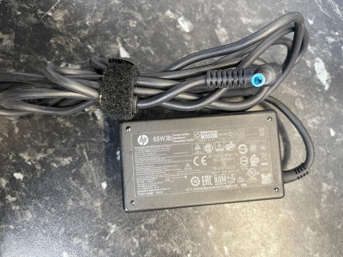 HP Blue Pin Charger 65W 19.5V 3.33A AC Laptop Adapter Charger UK Plug