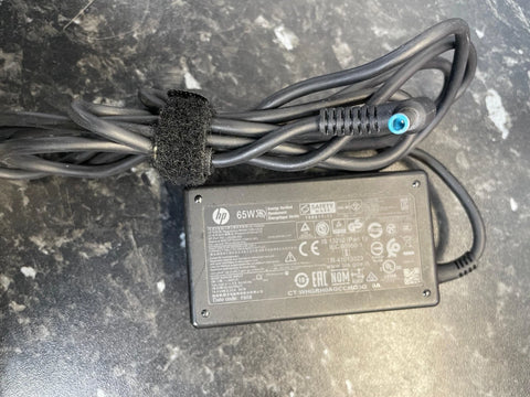 HP Blue Pin Charger 65W 19.5V 3.33A AC Laptop Adapter Charger UK Plug