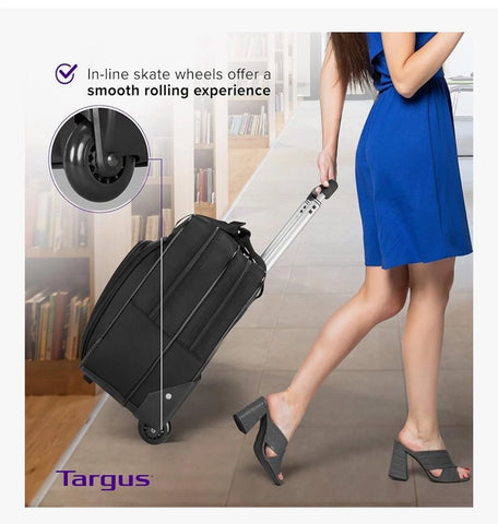 Targus Laptop Roller Bag Fits Laptop up to 16" Metro Roller Bag Waterproof