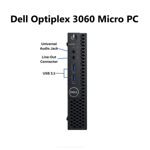 Dell OptiPlex 3060 i5 8th Gen 8GB 256GB SSD Windows 11 PC HDMI USB WiFi