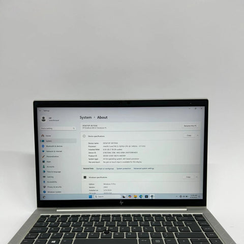 HP EliteBook 840 G7 14" FHD i5 10th Gen 8GB RAM 256GB SSD Win 11 Pro Laptop Boxed