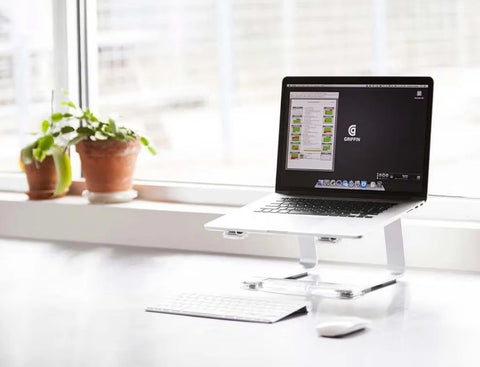 Griffin Elevator MacBook Laptop Stand Supports Posture &amp; Elevates Workspace