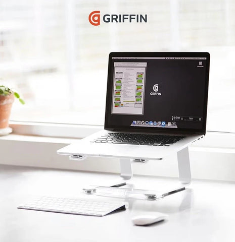 Griffin Elevator MacBook Laptop Stand Supports Posture &amp; Elevates Workspace