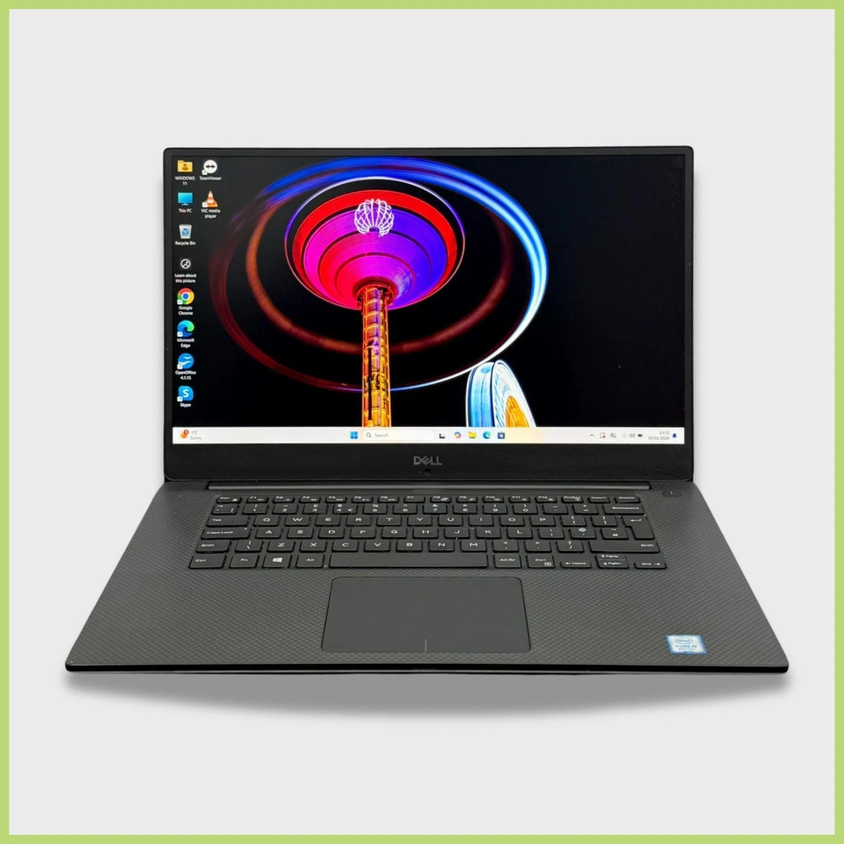 Dell Precision 5530 i7 8th Gen 16GB RAM 512GB SSD 15.6" NVIDIA Quadro P1000 4GB Win 11 Pro